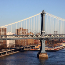 Naklejki New York City - Manhattan Bridge