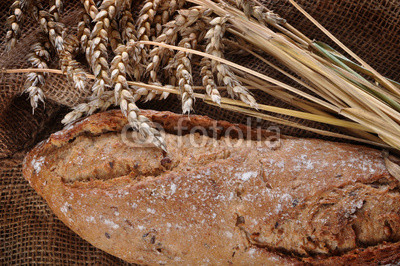 Close-up of traditional homemade bread