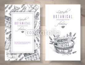 Lavender graphic banners