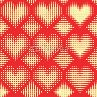 Seamless pattern. Vector halftone dots