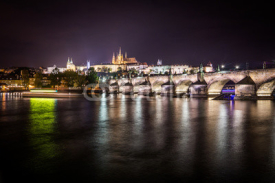 Naklejki Charles Bridge and Prague Castle - Czech Republic