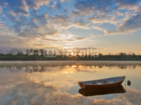 Fototapety Lonely boat