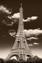 Fototapety la Torre Eiffel retrò