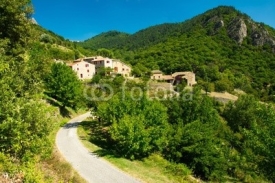 Naklejki Magnifique village de Provence en Ardèche, France