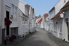 Naklejki Norway, Stavanger. Old town.