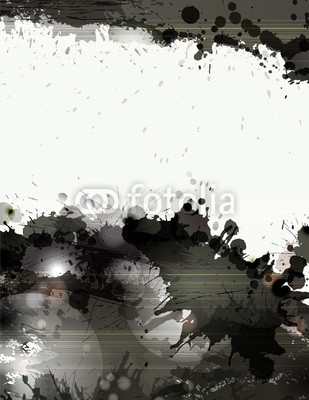 grunge background with black splatters and spots