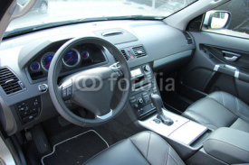 Naklejki Modern car interior