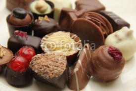 Naklejki Decorated chocolates