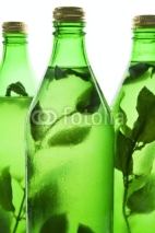 Fototapety Limonade mit Minzeblätter