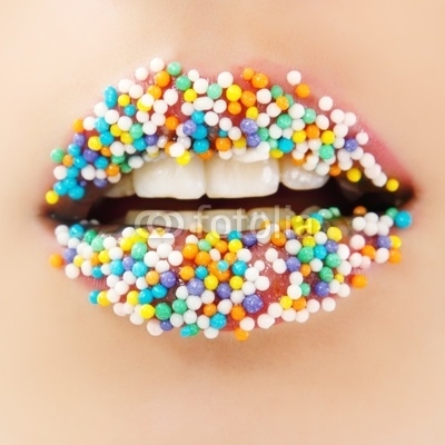 woman lips cute sweet candy