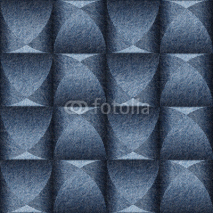 Obrazy i plakaty Abstract paneling pattern - seamless background - blue jeans tex
