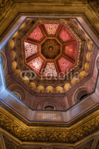 Fototapety Neogothic vault of Monserrate Palace in Sintra village, Portugal