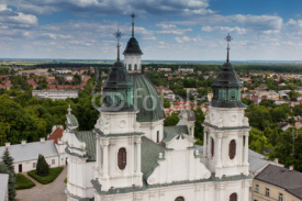 Naklejki The view from the bell tower of the Basilica of the Virgin of Ou