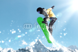 Naklejki Snowboarding