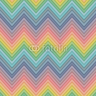 seamless multicolor horizontal fashion chevron pattern