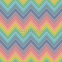 Obrazy i plakaty seamless multicolor horizontal fashion chevron pattern