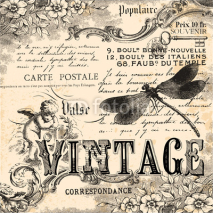 Fototapety Vintage collage background