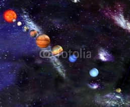 Fototapety Parade of the planets