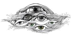 Naklejki abstract eyes (series C)