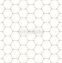 Obrazy i plakaty geometric hexagon minimal grid graphic pattern background