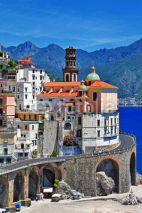 Fototapety scenic Amalfi coast. Atrani