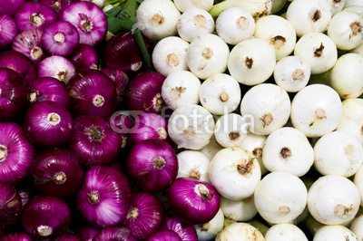 Red and white onions