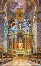 Obrazy i plakaty Venice - baroque church Santa Maria degli Scalzi.