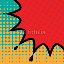 Comic book explosion abstract, vector illustration