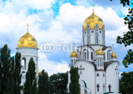 Fototapety modern orthodox church in kiev