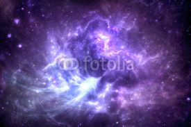 Naklejki Deep space nebula