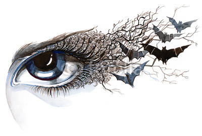 eye with bats (series C)