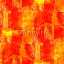 Fototapety abstract orange, yellow avant-garde seamless wallpaper watercolo