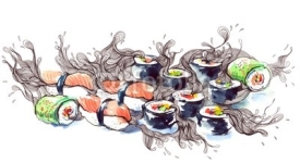 Obrazy i plakaty sushi