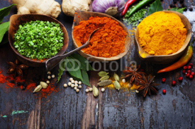 Naklejki Spices and herbs
